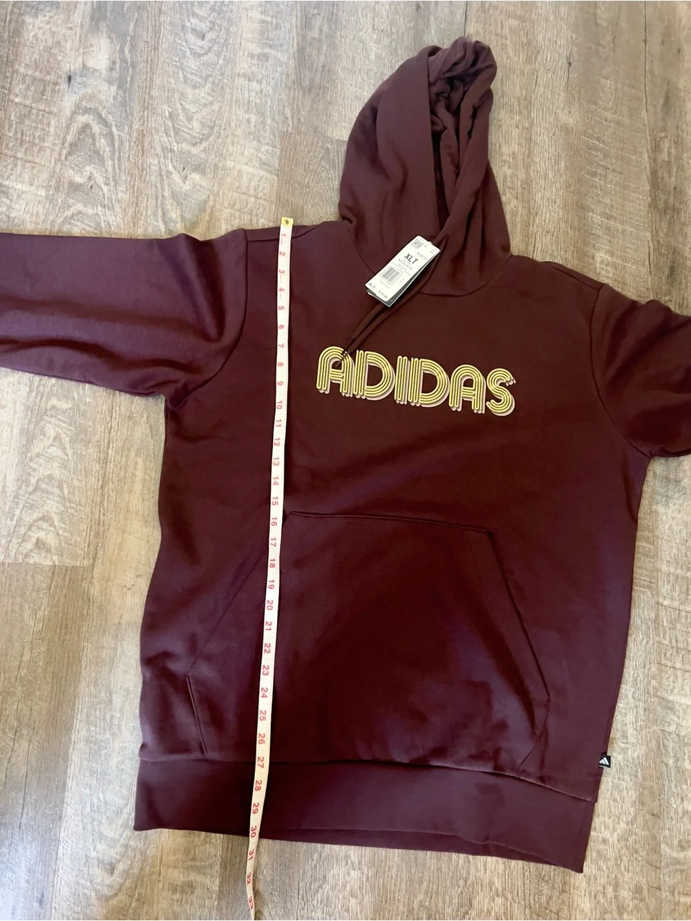 Adidas Men's‎ Fleece Active Hoodie-Size XL Tall